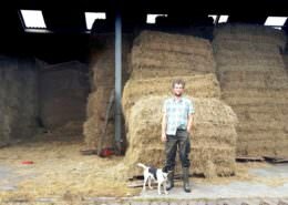 Proeftuin Veenweiden deelnemer Mattias Verhoef meer dan 40 ton hooi