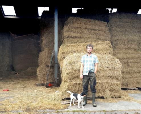 Proeftuin Veenweiden deelnemer Mattias Verhoef meer dan 40 ton hooi